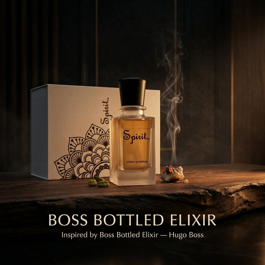 Inspired by BOSS BOTTLED ELIXIR
